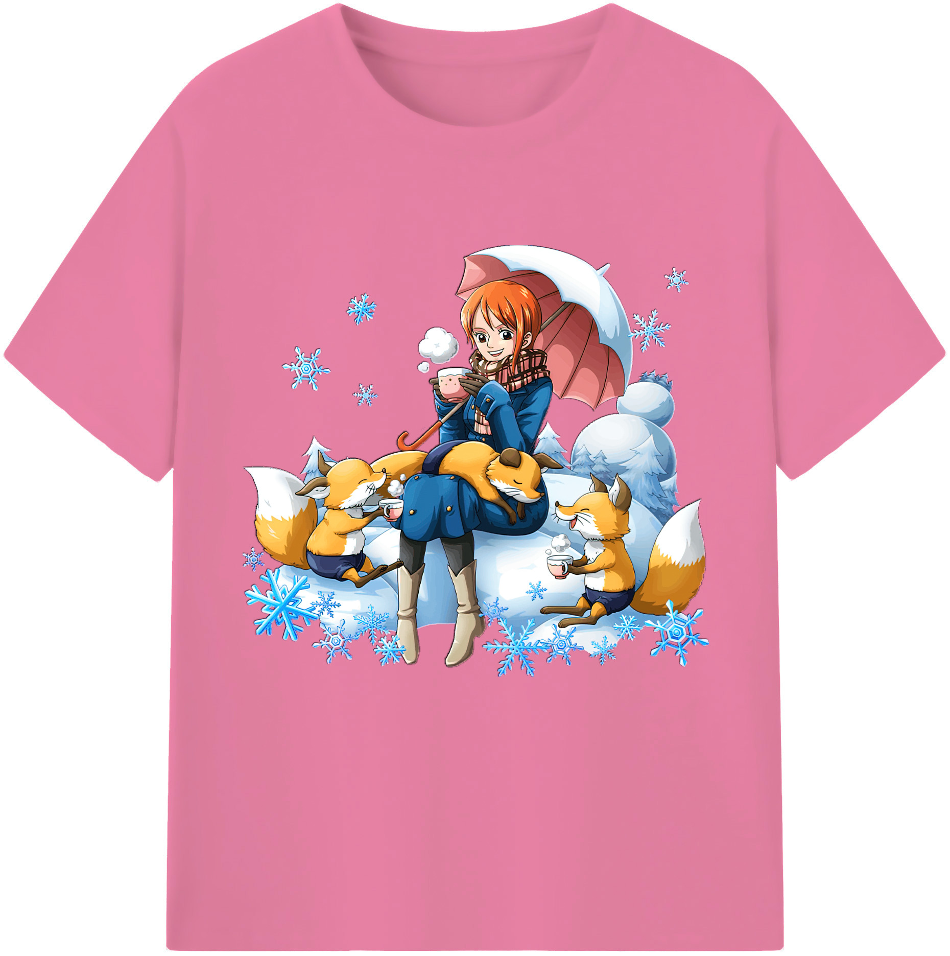 ワンピース ナミ ONE PIECE Nami 綿100％半袖Tシャツ（フロントプリント）